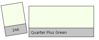 Lee - Filter Roll 246 Qu. Plus Green