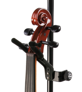 K&M - 15580 Violin Holder BK