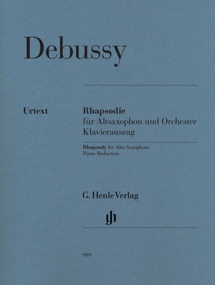 Henle Verlag - Debussy Rhapsodie Altsax