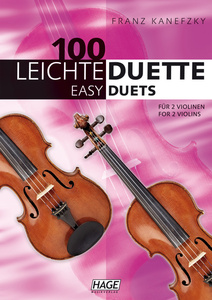 Hage Musikverlag - 100 Leichte Duette Violine