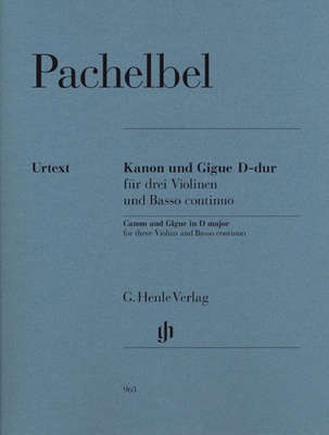 Henle Verlag - Pachelbel Canon Gigue D Major
