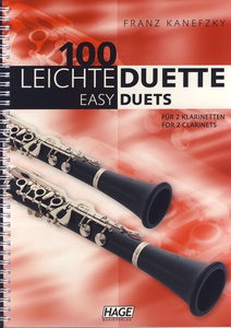 Hage Musikverlag - 100 Leichte Duette Klarinette