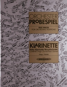 Edition Peters - Orchester Probe Klarinette