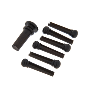Harley Benton - Parts Bridgepin Set Ebony