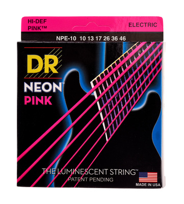DR Strings - Neon Pink NPE-10