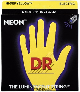 DR Strings - Neon Yellow NYE-9