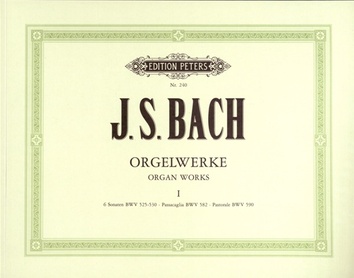 Edition Peters - Bach Orgelwerke 1