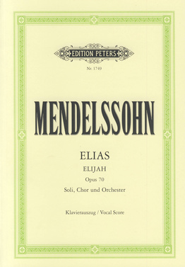 Edition Peters - Mendelssohn Elias op.70