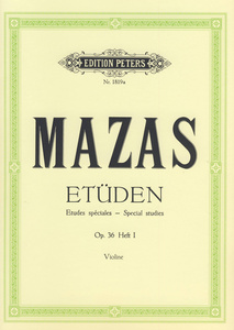 Edition Peters - Mazas EtÃ¼den op.36 Heft 1