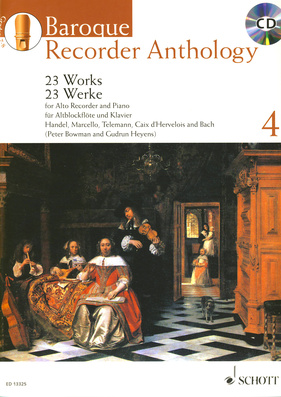 Schott - Baroque Recorder Anthology 4