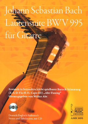 Acoustic Music Books - Bach Lautensuite BWV 995