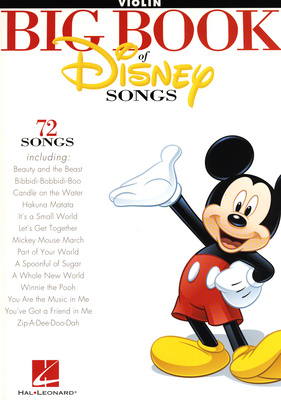Hal Leonard - The Big Book Of Disney Violin