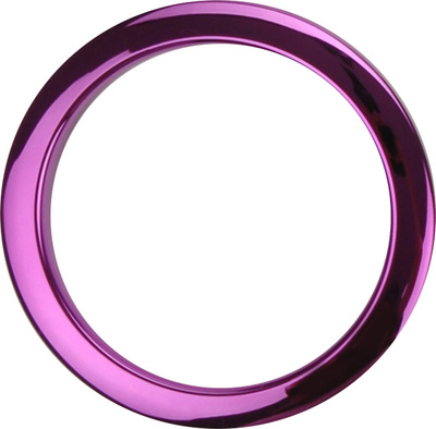 Bass Drum O's - '4'' Purple Chrome round HCP4'