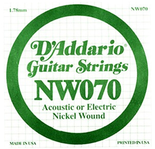 Daddario - NW070 Single String