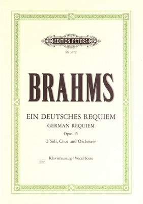 Edition Peters - Brahms Ein deutsches Requiem