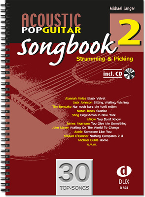 Edition Dux - Acoustic Pop Guitar Songbook 2
