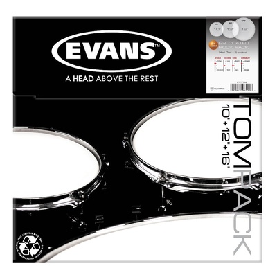 Evans - G2 Fusion / Rock 2 Set Coated