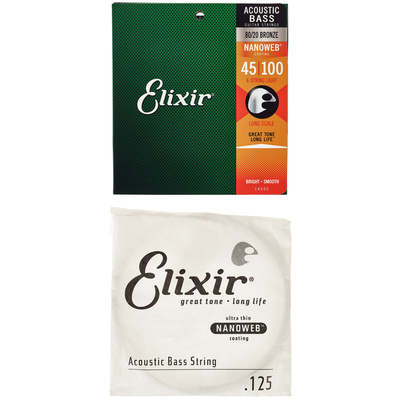 Elixir - Nanoweb Acoustic Long S Bundle