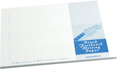 Quercus - Blank Fretboard Notepad A5