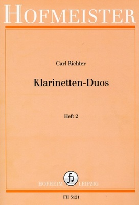 Friedrich Hofmeister Verlag - Richter Clarinet Duos 2