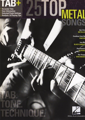 Hal Leonard - Tab+25 Top Metal Songs