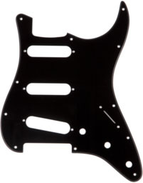 Fender - Pickguard AM Strat BLK 1ply