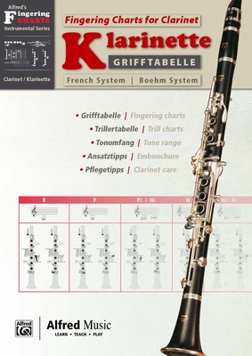 Alfred Music Publishing - Grifftabelle Klarinette Boehm
