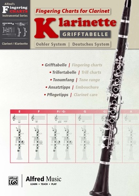 Alfred Music Publishing - Grifftabelle Klarinette Oehler