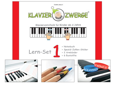 Klavierzwerge - Klavierzwerge Lern-Set 1