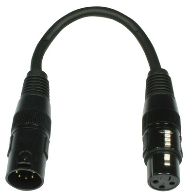 ADJ - DMX Adapter Cable DMXT/5M3F
