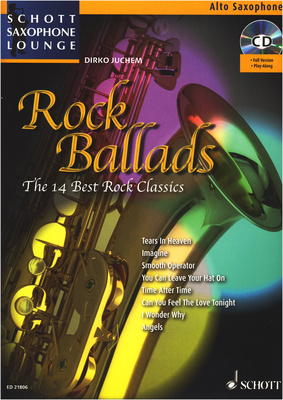 Schott - Rock Ballads Alto Sax