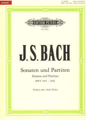 Edition Peters - Bach Sonaten und Partiten