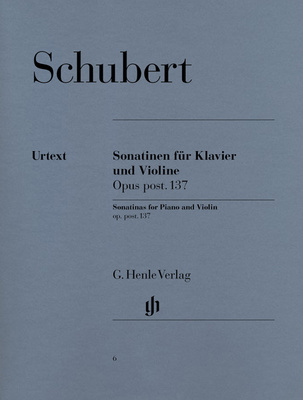 Henle Verlag - Schubert Violin Sonatinas