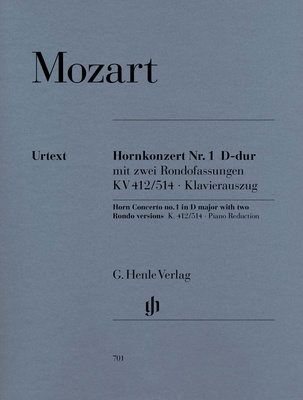 Henle Verlag - Mozart Hornkonzert Nr. 1 D-Dur