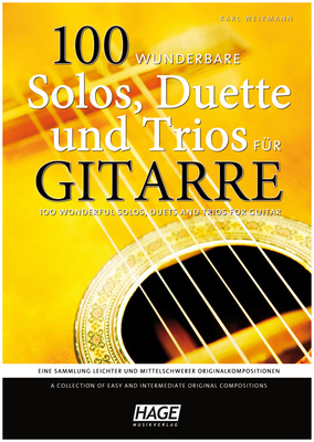 Hage Musikverlag - 100 Solos Duets Trios Guitar