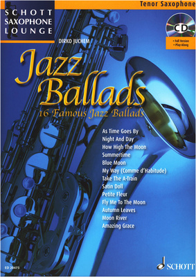 Schott - Jazz Ballads Tenor Saxophone