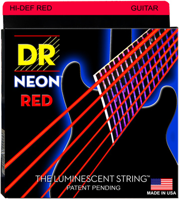 DR Strings - Neon Red NRE-10