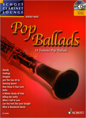 Schott - Pop Ballads Clarinet