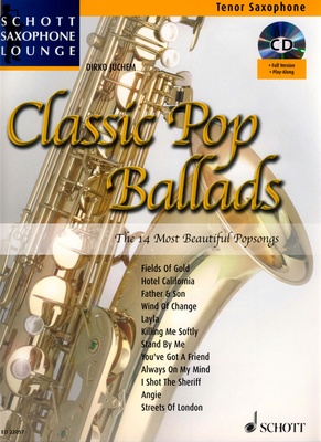 Schott - Classic Pop Ballads Tenor Sax