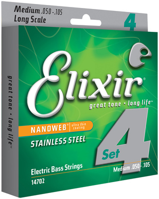 Elixir - 14702 Stainless Steel Med.Bass