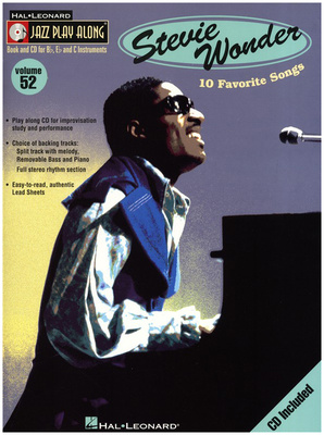 Hal Leonard - Jazz Play-Along Stevie Wonder