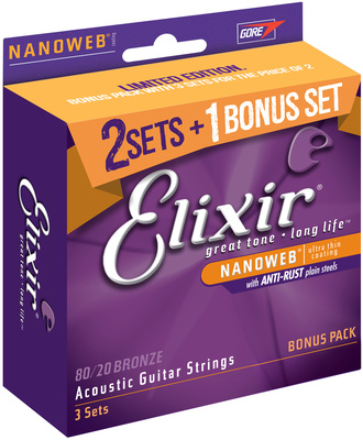 Elixir - Nanoweb Light Acoustic 3P