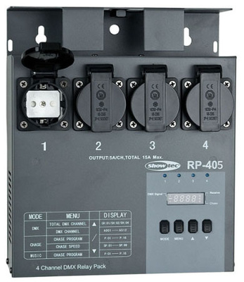 Showtec - RP-405 MKII Relay Pack