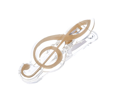 agifty - Music Clip Violin Clef Gold