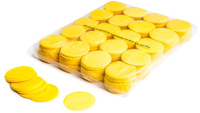 Magic FX - Confetti round Ã 55mm Yellow