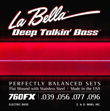La Bella - 760FX Flatwound String Set