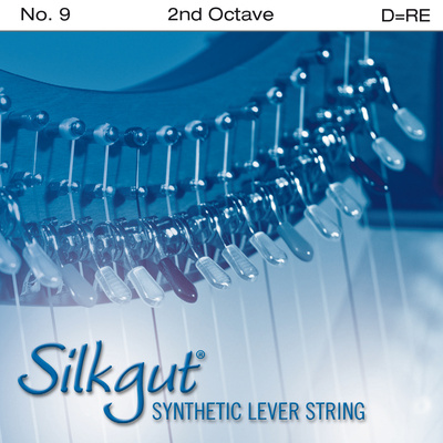 Bow Brand - Silkgut 2nd D Harp String No.9