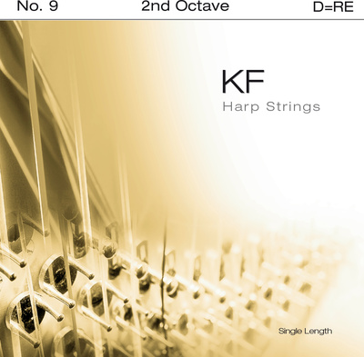 Bow Brand - KF 2nd D Harp String No.9