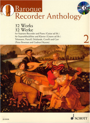 Schott - Baroque Recorder Anthology 2