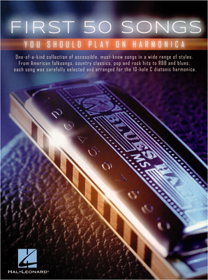 Hal Leonard - First 50 Songs Play Harmonica